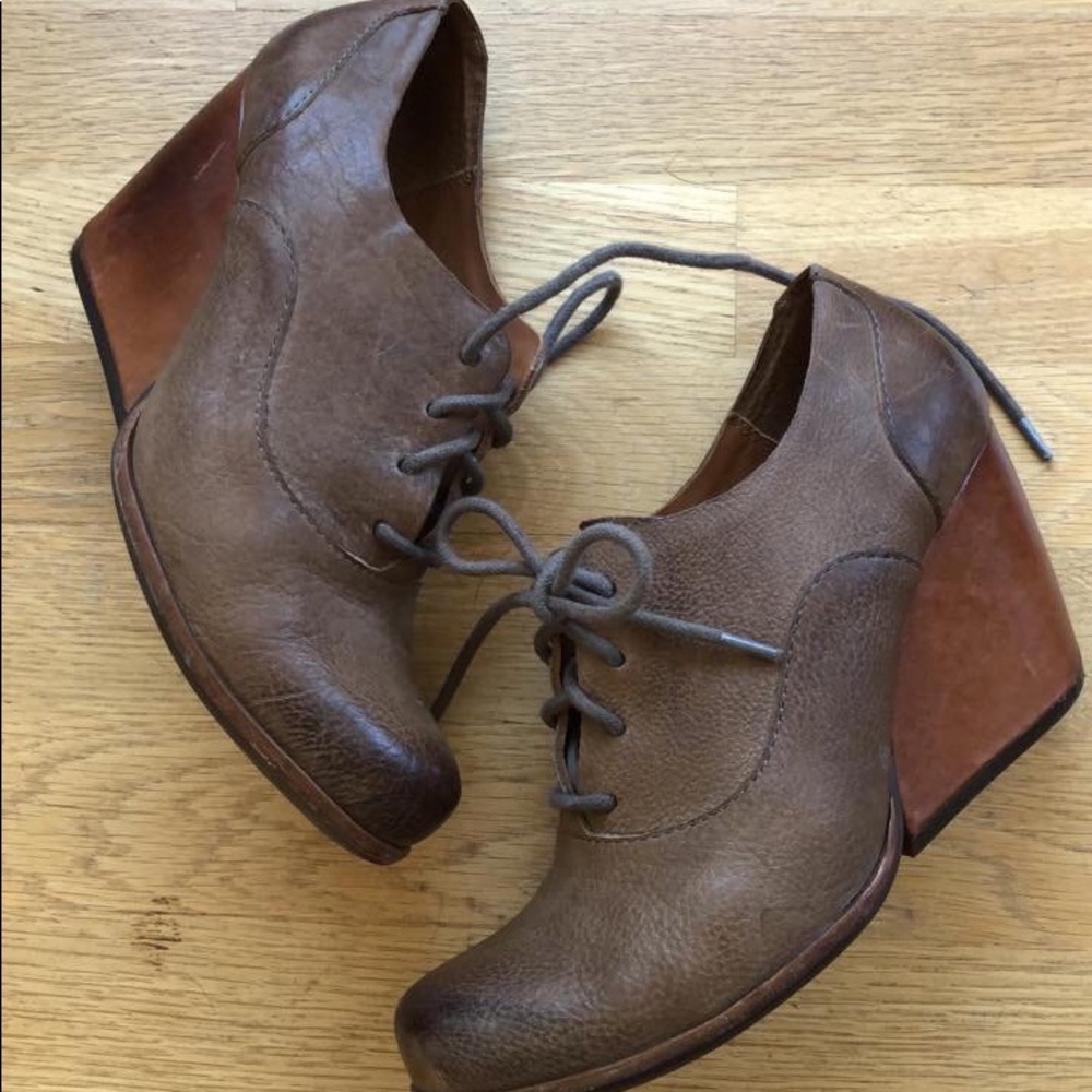Kork-Ease wedge oxfords
